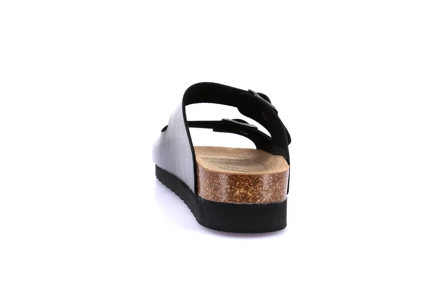 Ciabatta eco-friendly in sughero naturale | HOLA CB0972 - ANTRACITE | Grünland