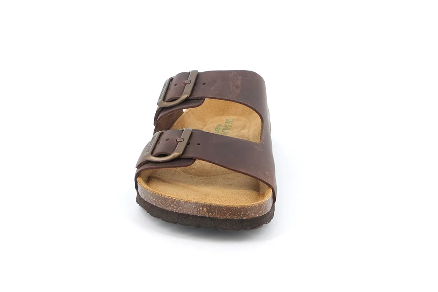 Doppelband-Sandale mit metallfreien Schnallen | BOBO CB1631 - MOGANO | Grünland