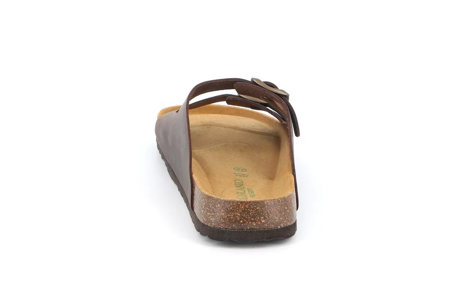 Doppelband-Sandale mit metallfreien Schnallen | BOBO CB1631 - MOGANO | Grünland