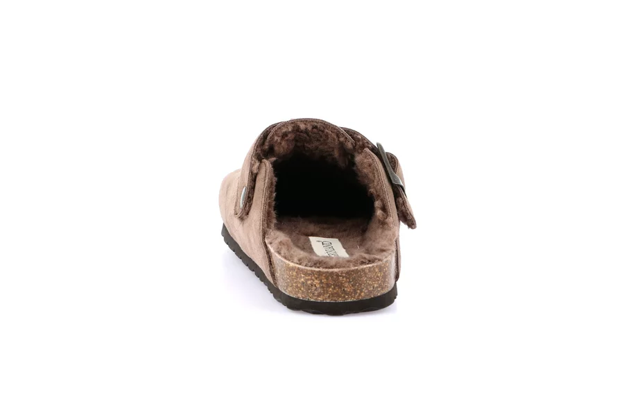 Suede slipper | SARA CB2000 - TORTORA | Grünland