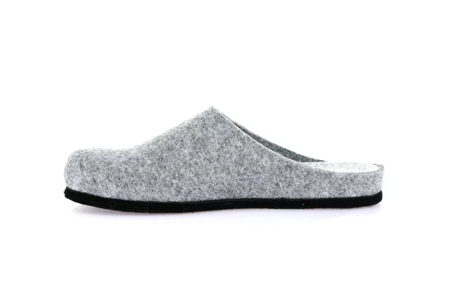 Eco-friendly slipper | PAMO CB2018 - CENERE-GHIACCIO | Grünland