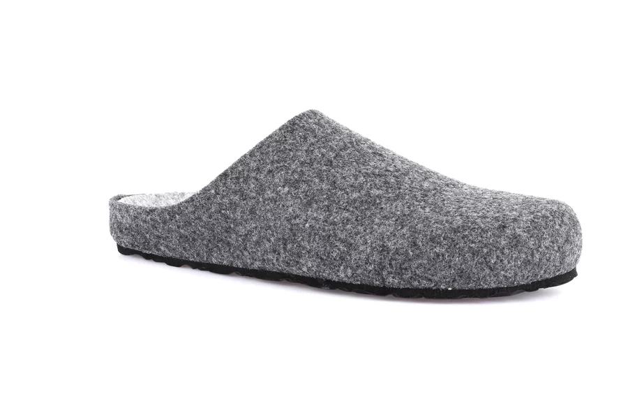 Men's fet slipper | LOCO CB2019 - ASFALTO-CENERE | Grünland