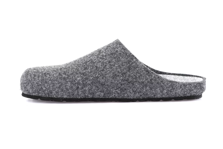 Men's fet slipper | LOCO CB2019 - ASFALTO-CENERE | Grünland