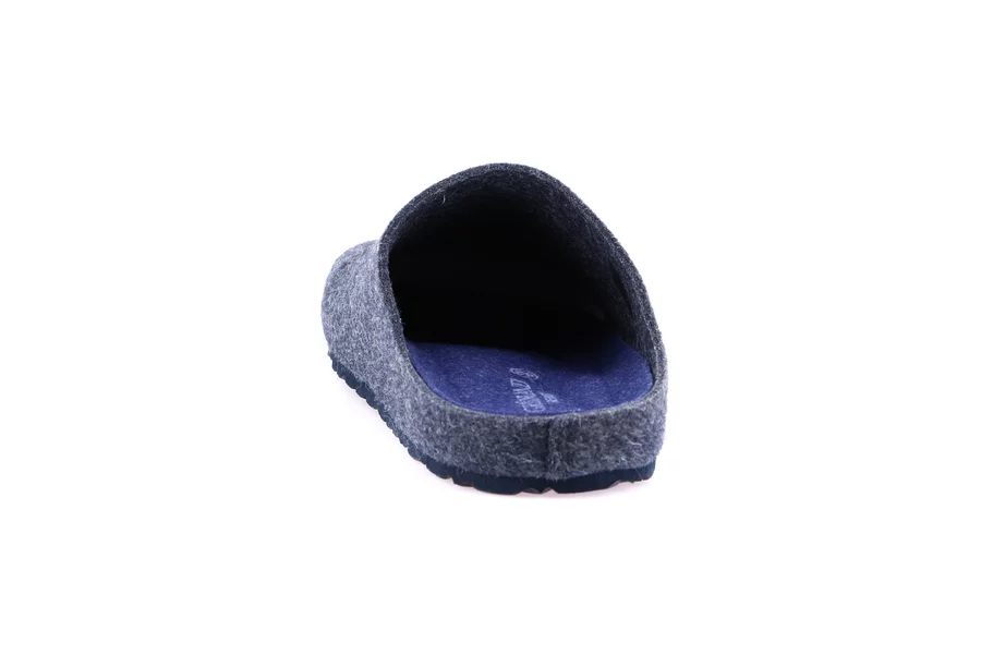 Men's fet slipper | LOCO CB2019 - BLU-ROYAL | Grünland