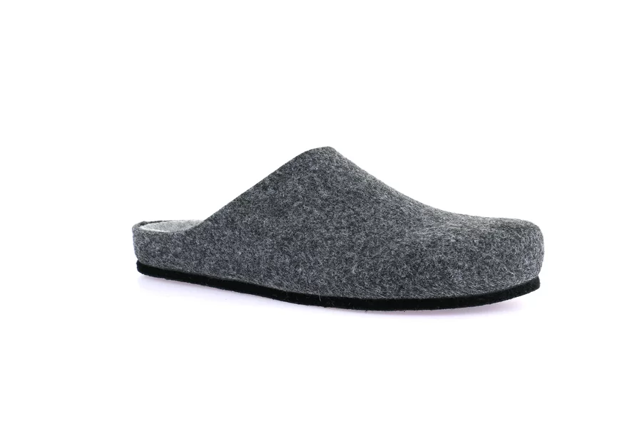 Felt slipper LOCO  CB2020 - ASFALTO-CENERE | Grünland