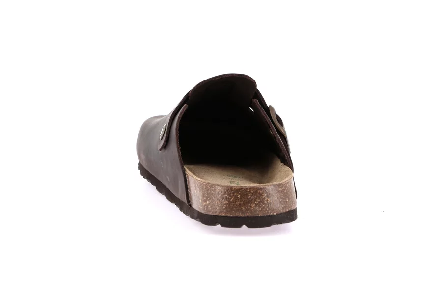 BOBO | Closed toe slipper in greased leather CB2224 - MOGANO | Grünland