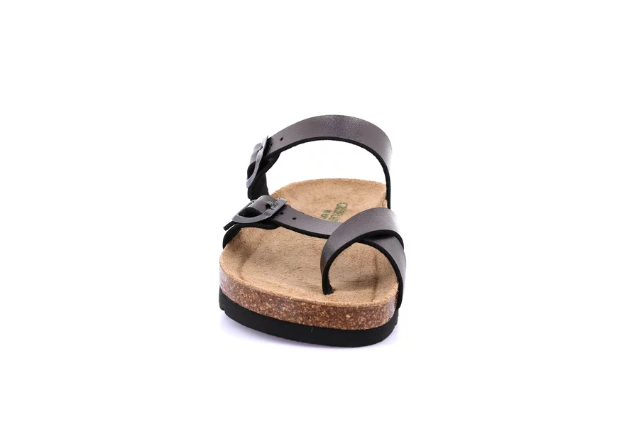 Women's Flip Flop Slipper | HOLA  CB2438 - ANTRACITE | Grünland