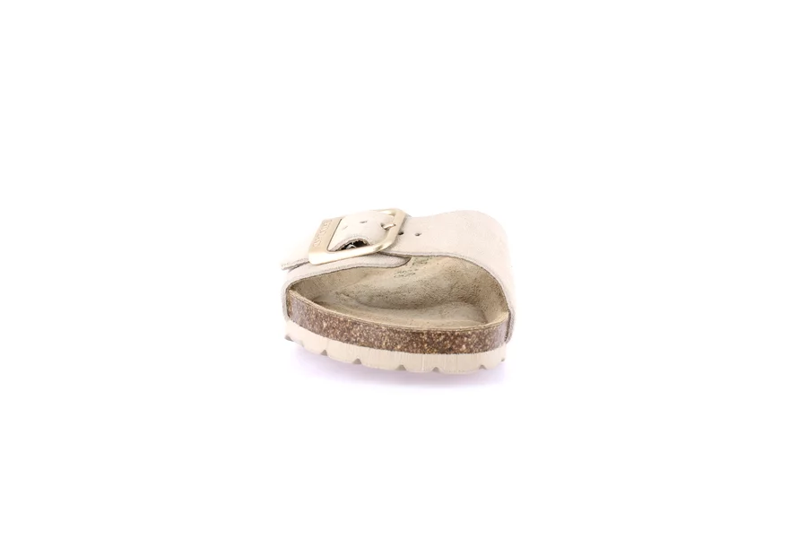 Single-Band Sandale aus Wildleder | SARA CB2633 - LATTE | Grünland