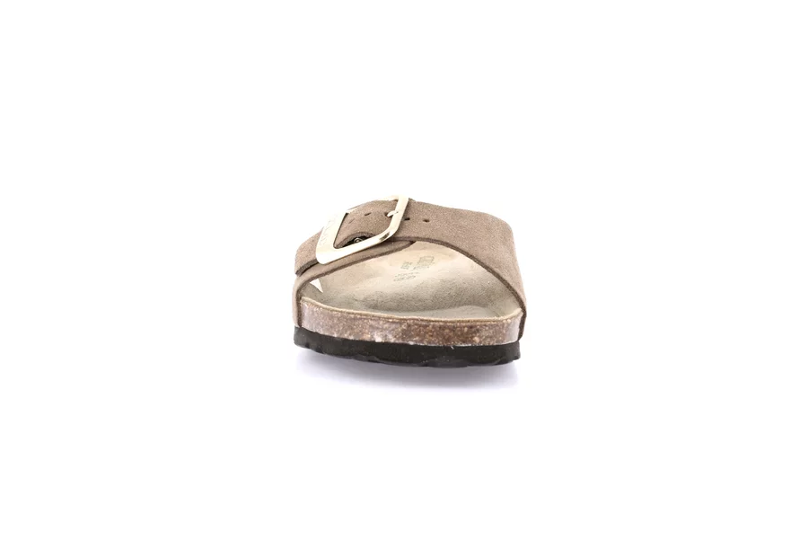 Single band slipper in suede | SARA CB2633 - TORTORA | Grünland