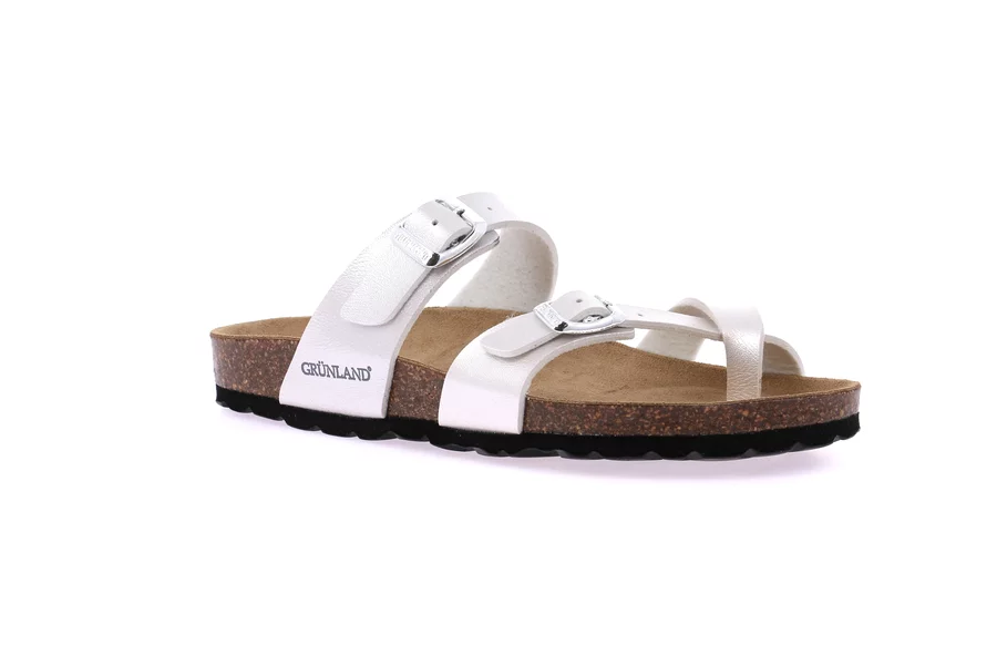 Flip-flop with laminated upper | SARA CB2640 - PERLA | Grünland