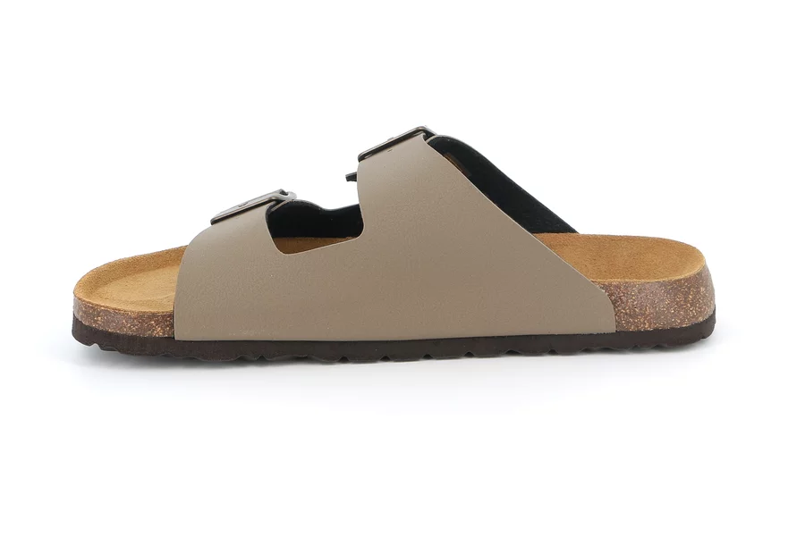 Double buckle slipper for Men | BOBO CB3012 - TORTORA | Grünland
