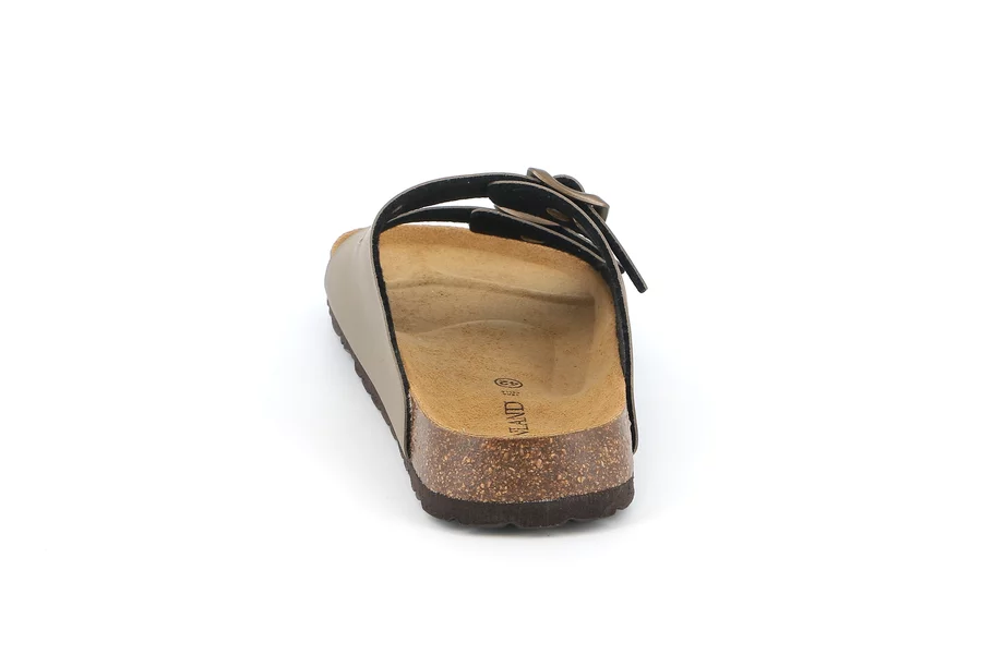 Double buckle slipper for Men | BOBO CB3012 - TORTORA | Grünland
