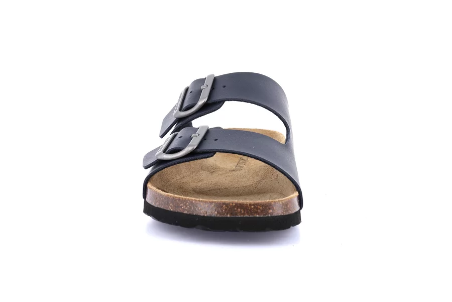 Slipper's Man double buckle | BOBO CB3013 - BLUE | Grünland