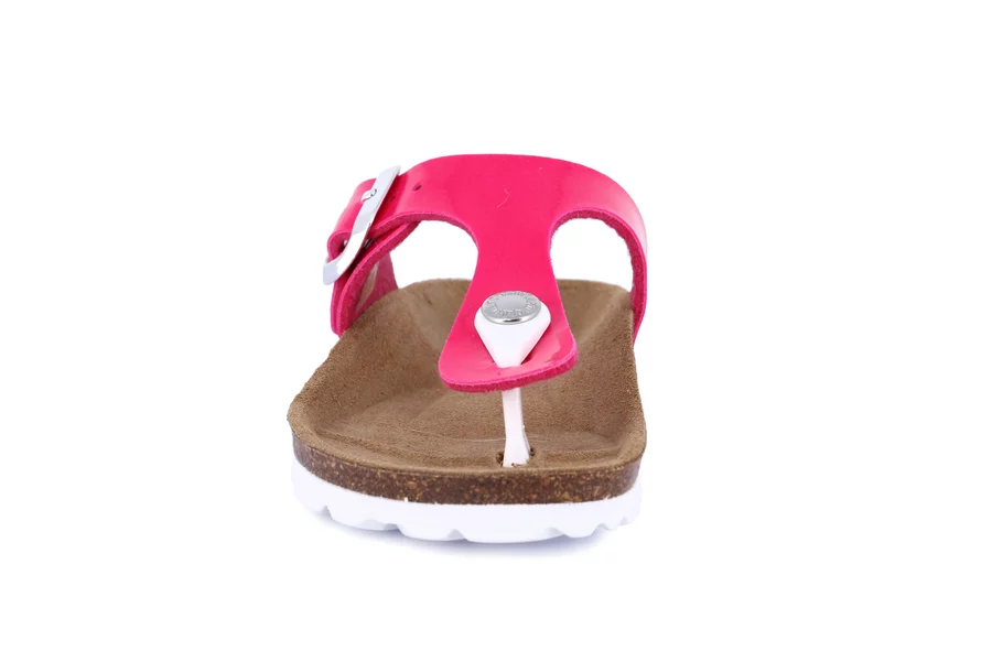 Cork Flip-Flop | LUCE  CB3021 - FUXIA | Grünland Junior