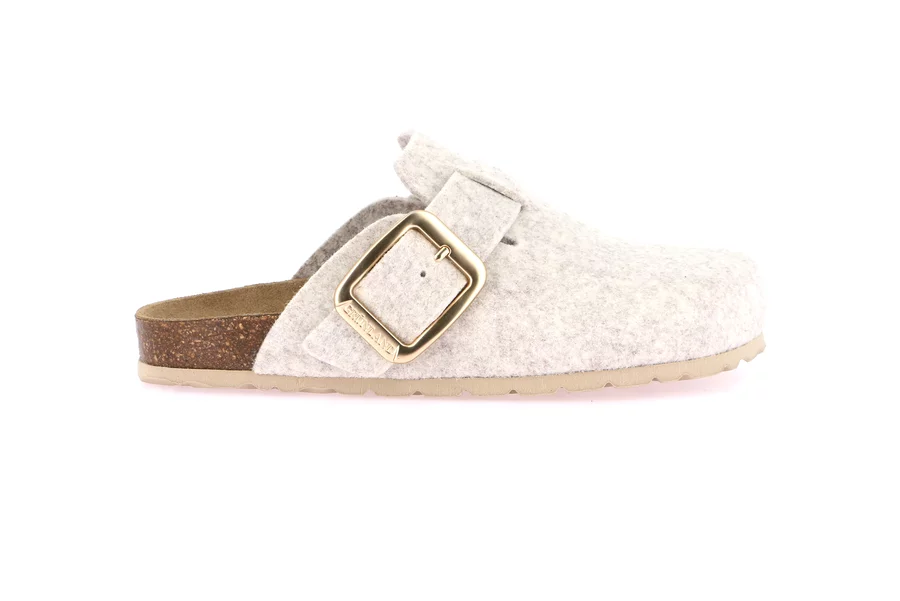 Clog with matching maxi buckle | SARA CB3092 - MARMO | Grünland