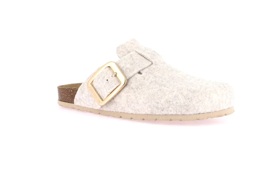 Clog with matching maxi buckle | SARA CB3092 - MARMO | Grünland