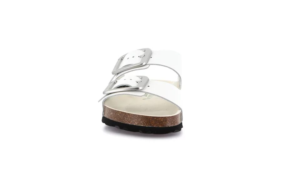 ENNY | Full color slipper with maxi studs CB3272 - WHITE | Grünland