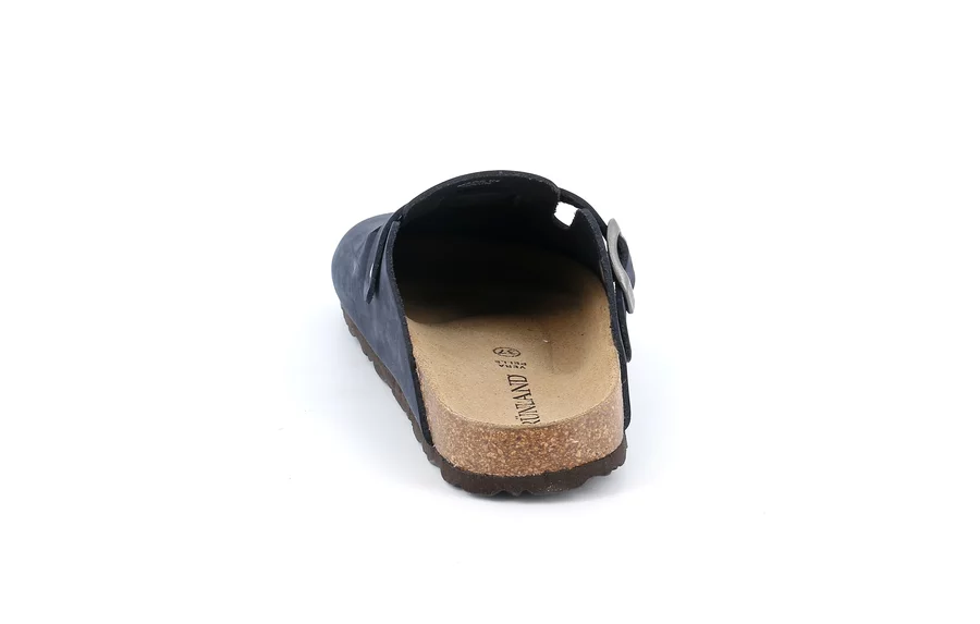 Women's closed toe slipper | SARA CB7018 - BLUE | Grünland