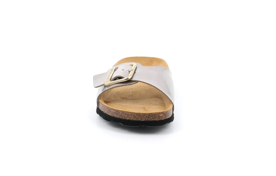 Single band slipper with soft insole | SARA  CB9037 - BRONZO | Grünland