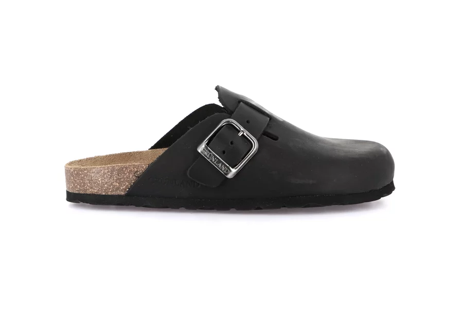 Closed toe slipper | SARA CB9967 - BLACK | Grünland