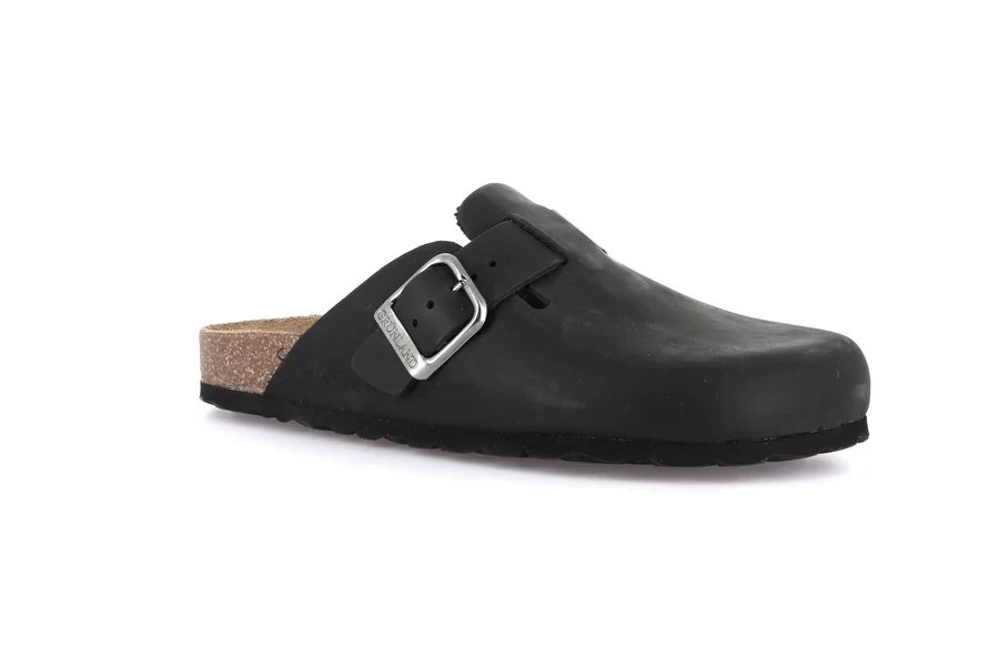 Closed toe slipper | SARA CB9967 - BLACK | Grünland