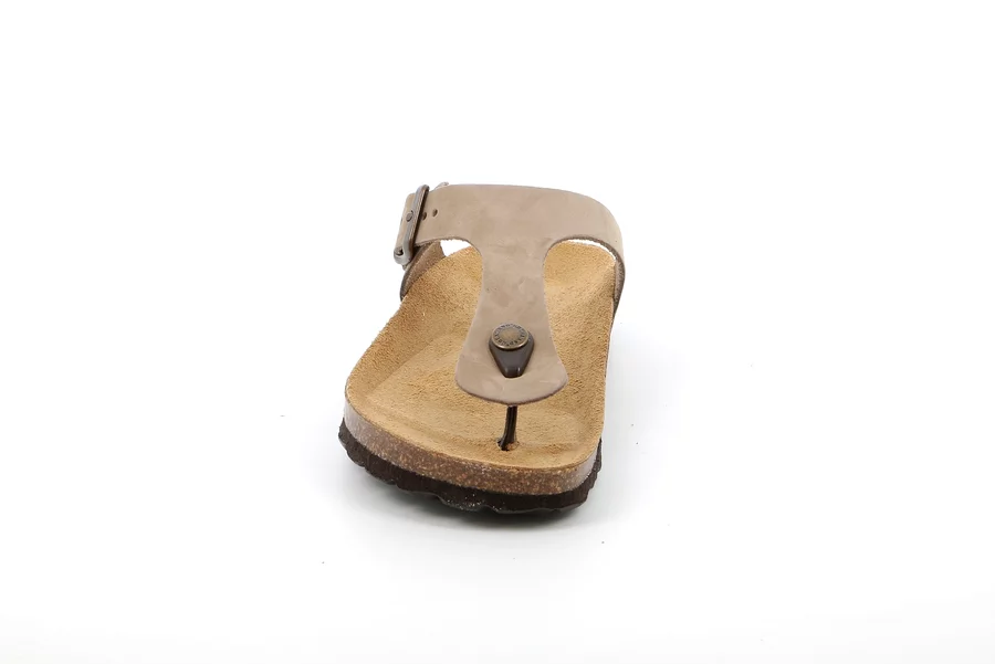 Flip Flop Sandale für Damen | SARA CC0001 - KAKI | Grünland