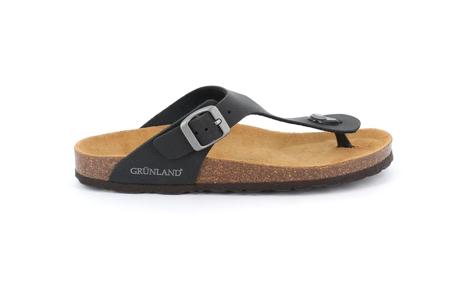 Ciabatta eco-friendly | SARA CC0010 - NERO | Grünland