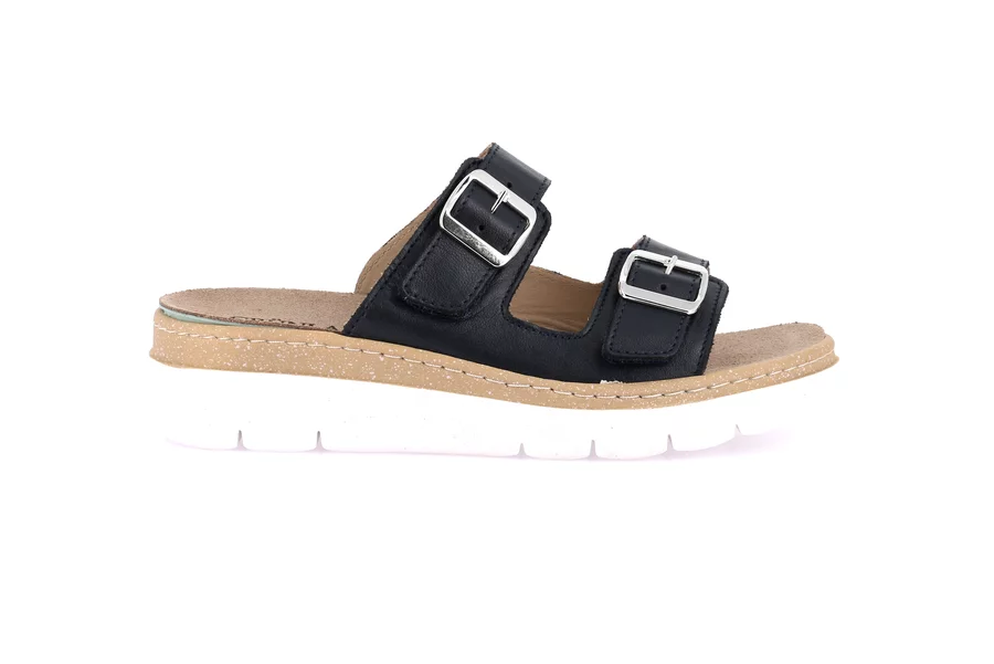 Komfort-Sandalen mit Keilabsatz | MOLL CE0241 - BLAU | Grünland