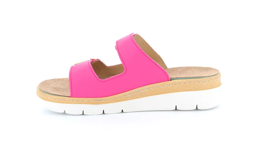 Comfort slipper with wedge | MOLL CE0241 - FUXIA | Grünland
