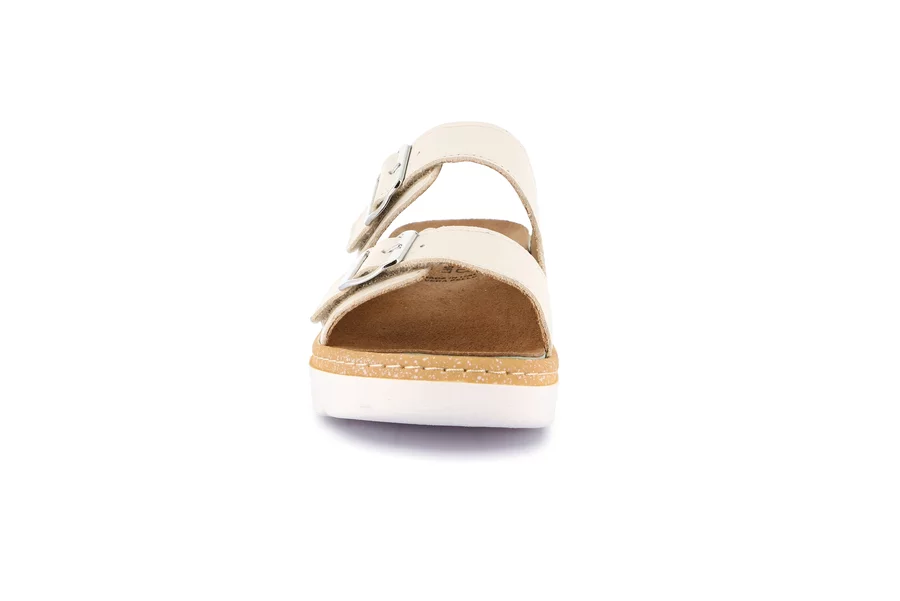 Comfort slipper with wedge | MOLL CE0241 - LATTE | Grünland