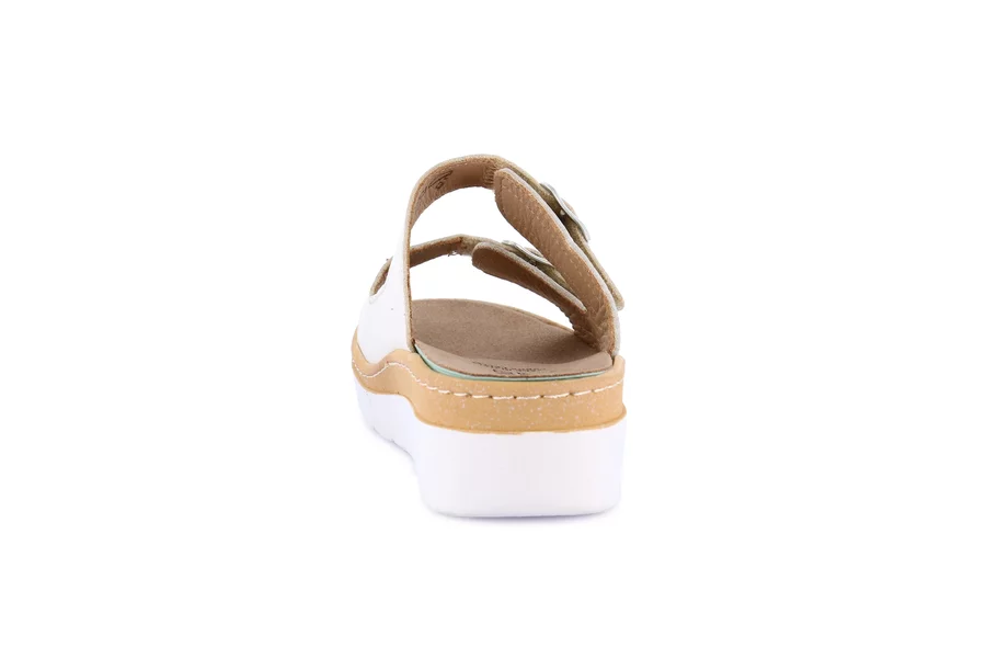 Komfort-Sandalen mit Keilabsatz | MOLL CE0241 - LATTE | Grünland