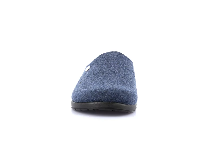 Felt Men's Slipper | PONE CE0251 - BLUE | Grünland