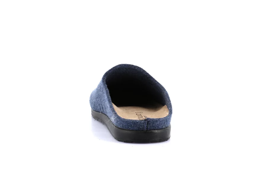 Felt Men's Slipper | PONE CE0251 - BLUE | Grünland