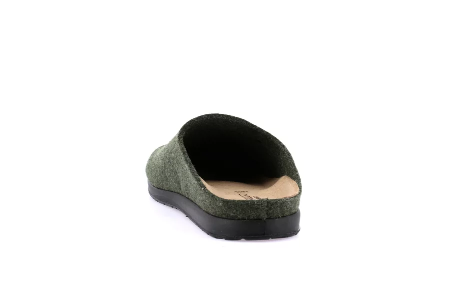 Felt Men's Slipper | PONE CE0251 - OLIVA | Grünland