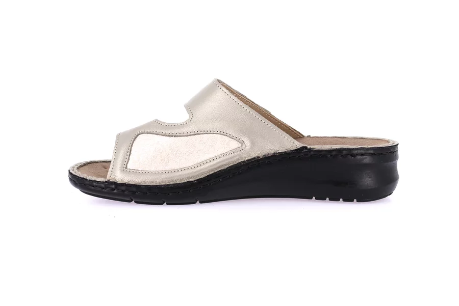 Ciabatta comfort | DAMI CE0259 - PLATINO | Grünland