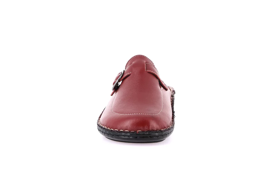 Closed toe comfort slipper | DAMI CE0261 - RUBINO | Grünland