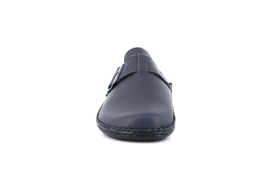 Closed toe comfort slipper | DAMI CE0262 - BLUE | Grünland