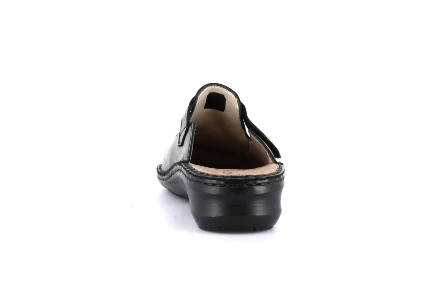 Wide fit slipper | DAMI CE0263 - BLACK | Grünland