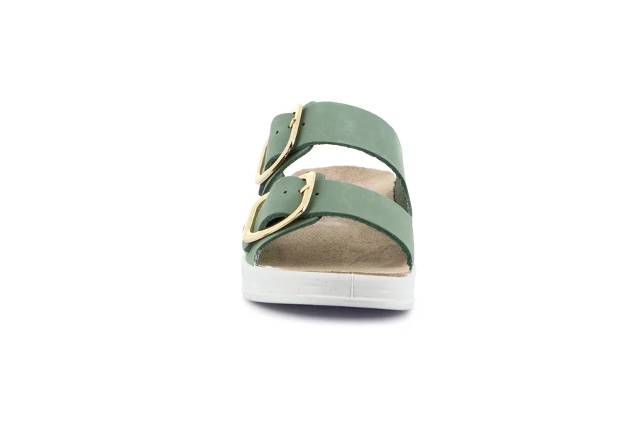 Ciabatta comfort con leggera zeppa | DIDA CE0461 - MENTA | Grünland