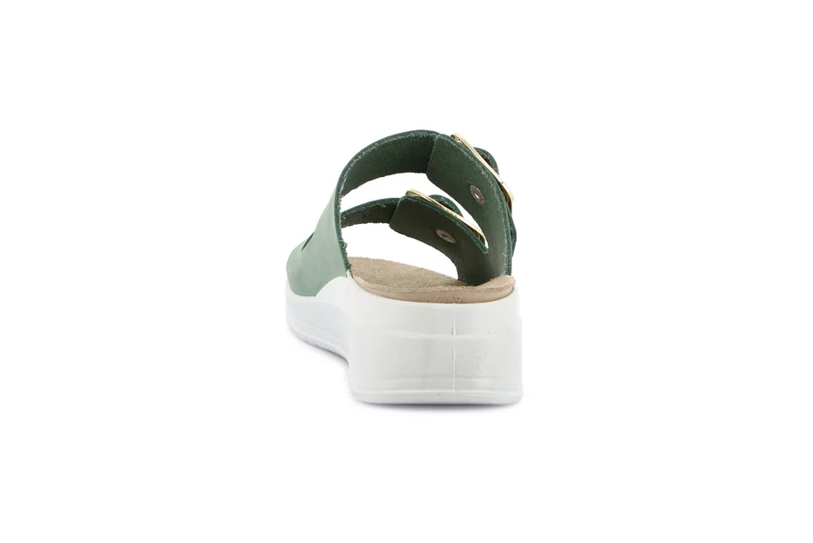 Ciabatta comfort con leggera zeppa | DIDA CE0461 - MENTA | Grünland