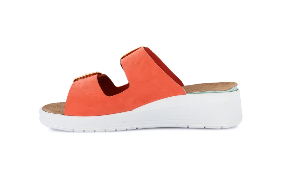 Comfort slipper with lightweight wedge | DIDA CE0461 - RED | Grünland