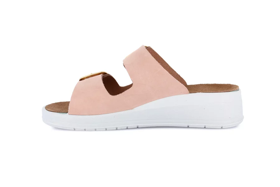 Ciabatta comfort con leggera zeppa | DIDA CE0461 - TAUPE | Grünland