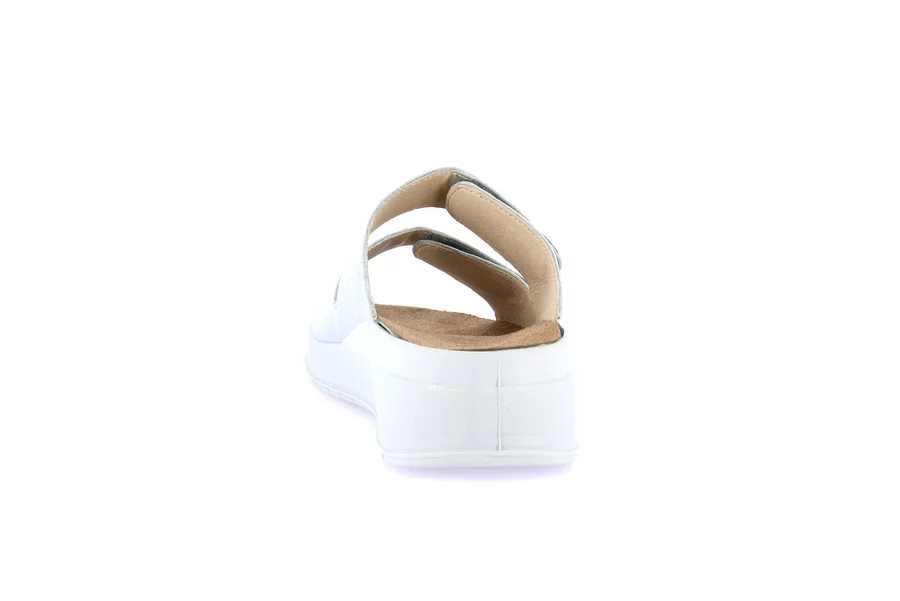 Ciabatta comfort con leggera zeppa | DIDA CE0462 - ARGENTO | Grünland