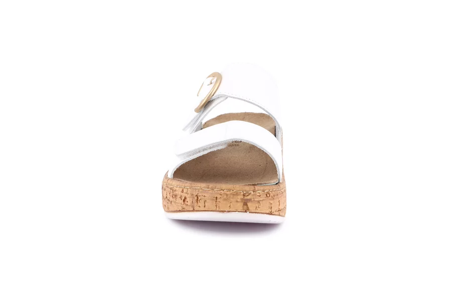 Ciabatta doppia fascia regolabile | DAST CE0608 - BIANCO | Grünland