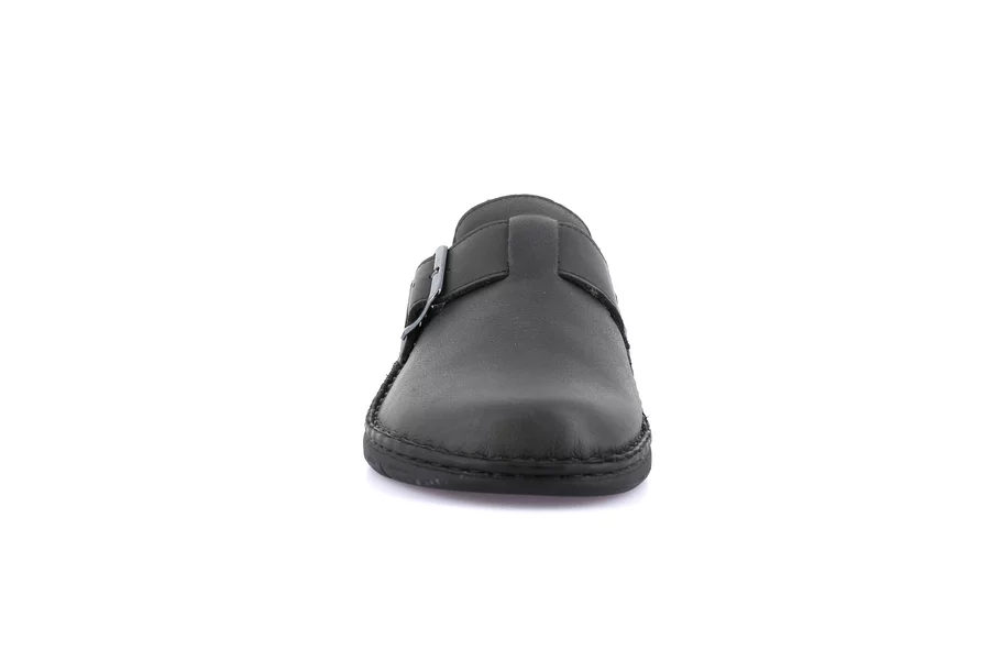 Comfort slipper Made in Italy | LEPP CE0766 - BLACK | Grünland