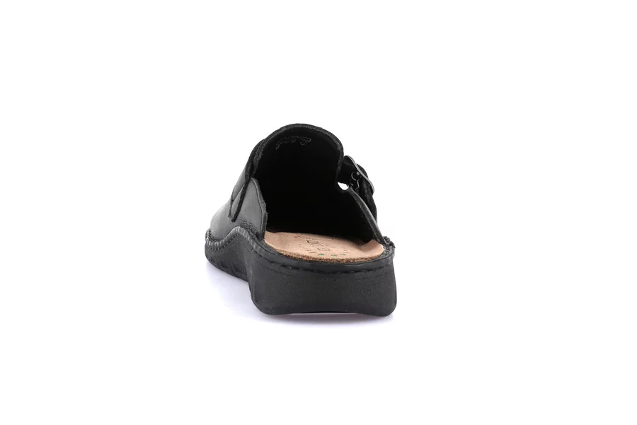 Comfort slipper Made in Italy | LEPP CE0766 - BLACK | Grünland