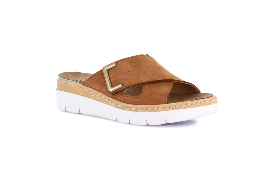 Komfort-Sandalen | MOLL CE0855 - CUOIO | Grünland