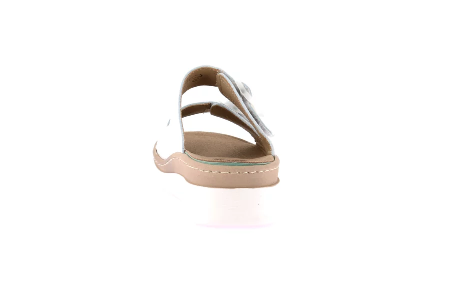 Komfort-Sandalen mit Keilabsatz | MOLL CE1019 - GHIACCIO | Grünland