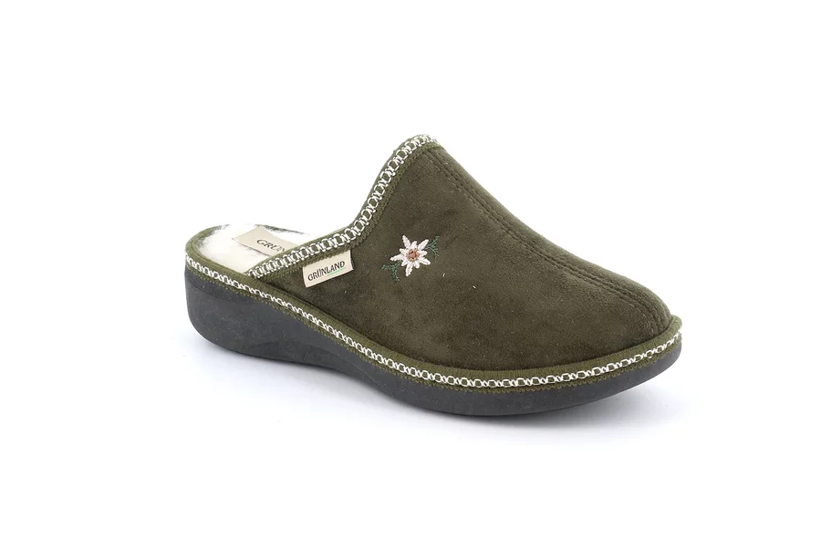 Winter slipper for women | ALDE CI0835 - GREEN | Grünland