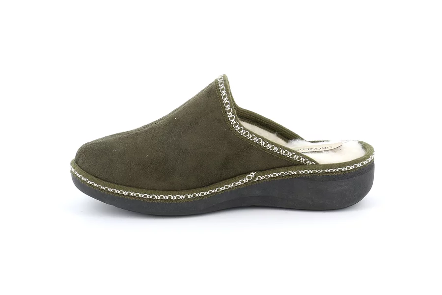 Winter slipper for women | ALDE CI0835 - GREEN | Grünland